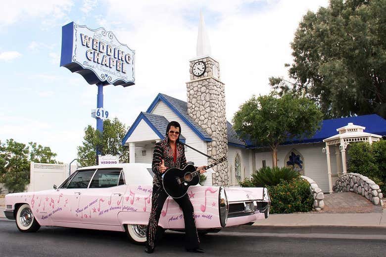 Elvis en la capilla de Graceland
