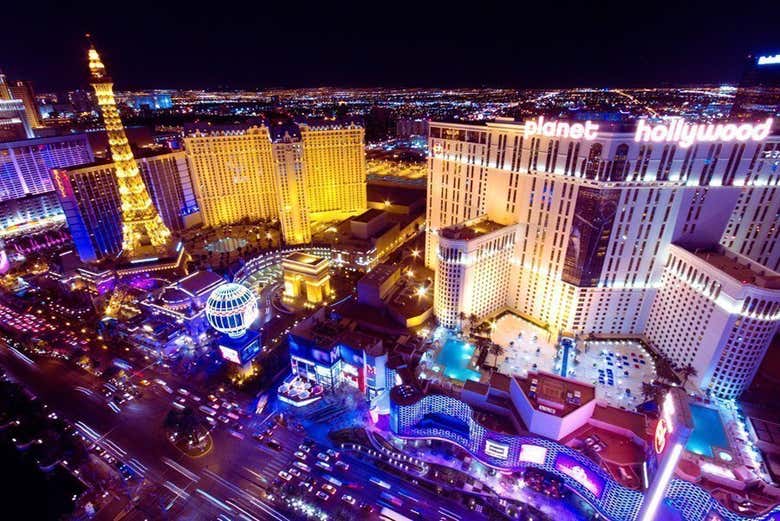 Sobrevolando Las Vegas