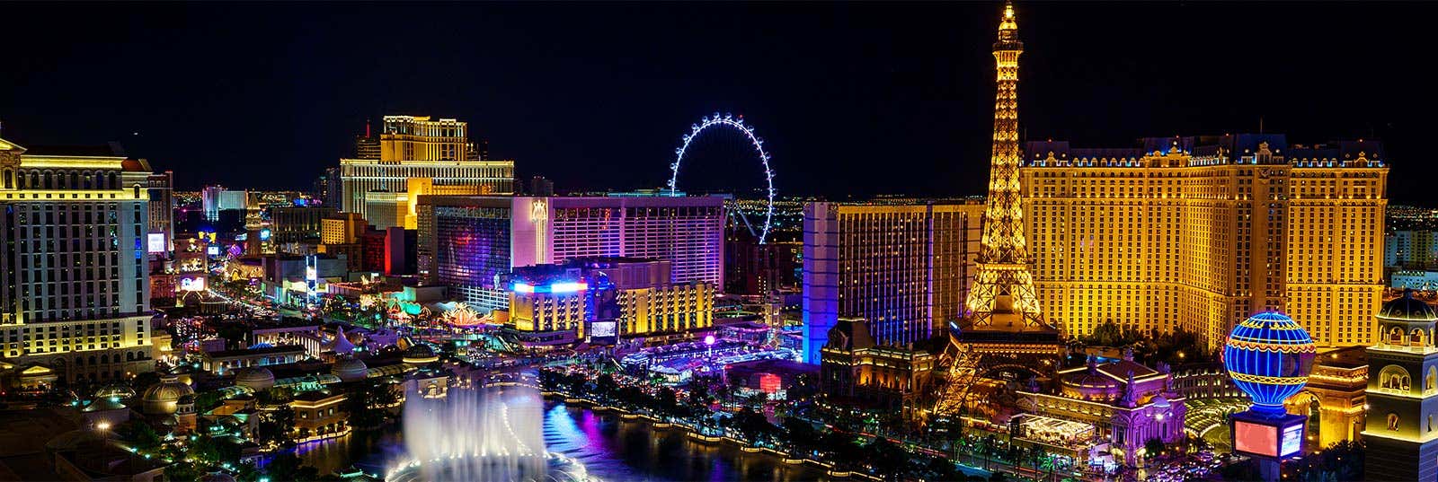 Las Vegas Strip desde el hotel Luxor - Viajeros Callejeros